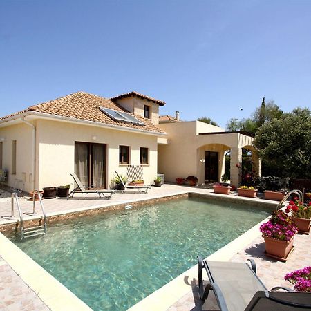 Amathousia Villa With Private Pool And Sea View Pissouri Buitenkant foto