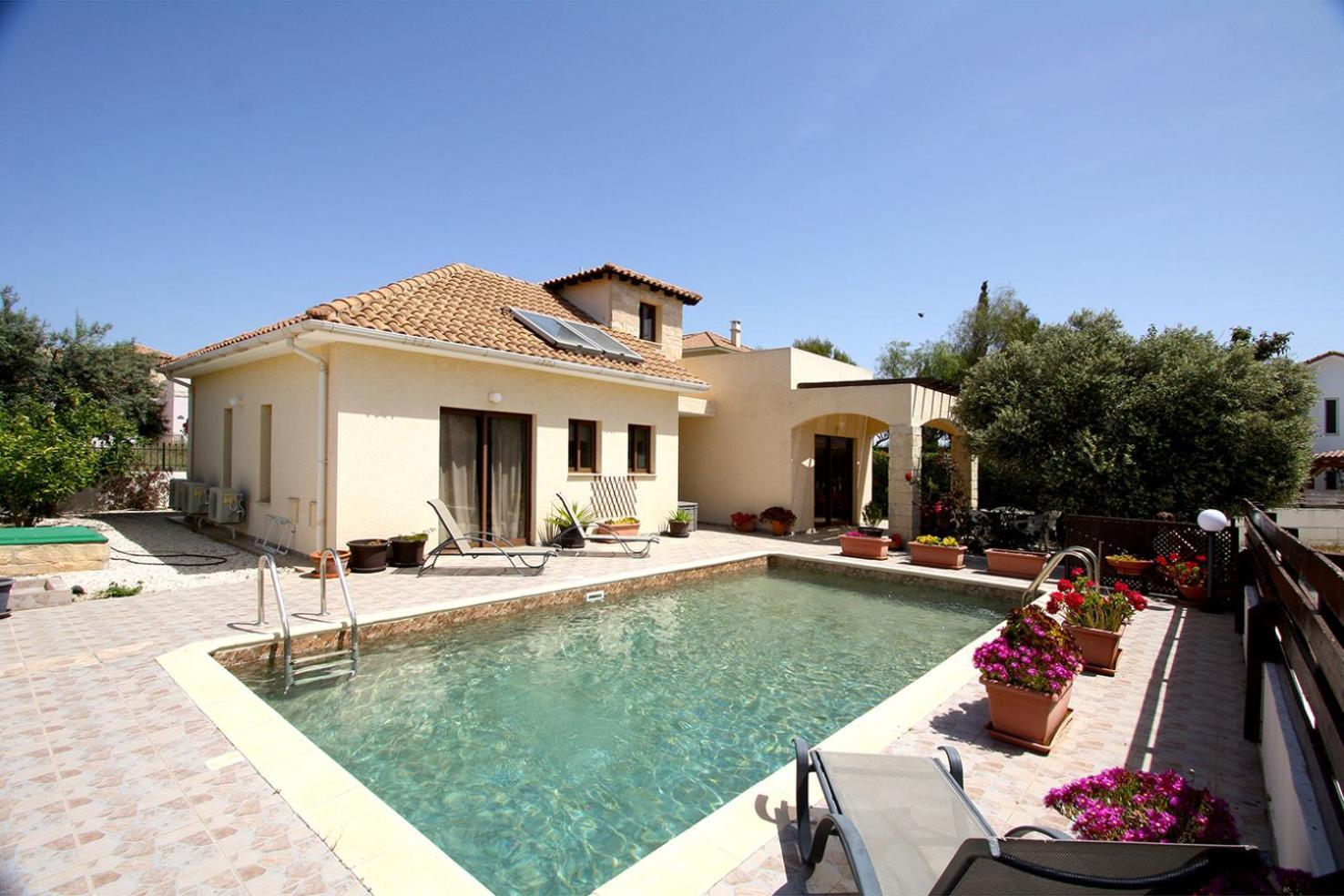 Amathousia Villa With Private Pool And Sea View Pissouri Buitenkant foto