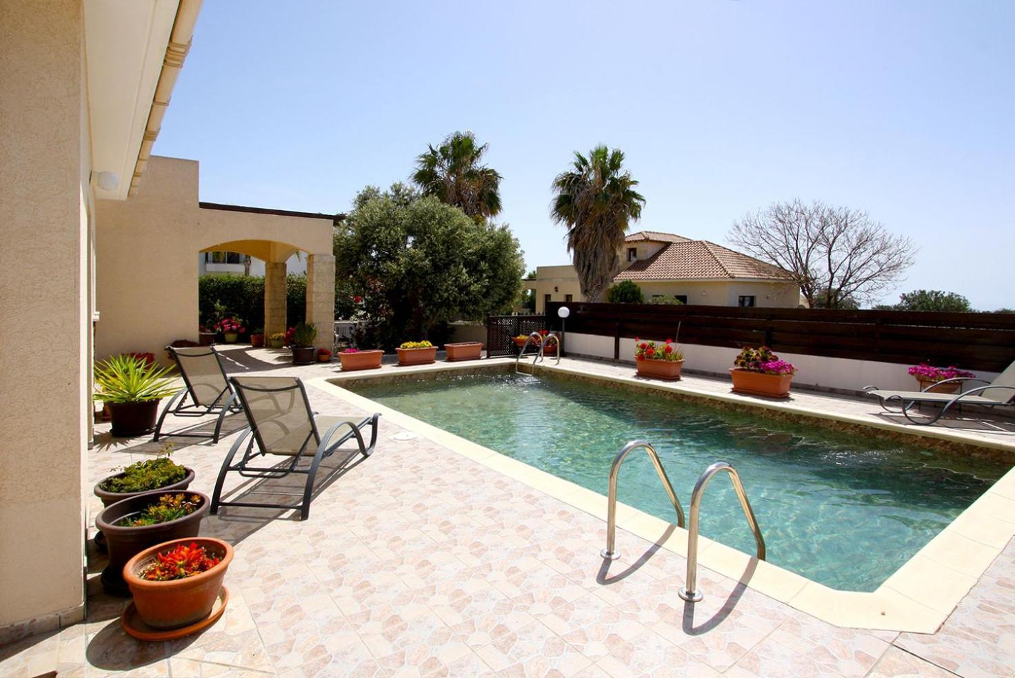 Amathousia Villa With Private Pool And Sea View Pissouri Buitenkant foto