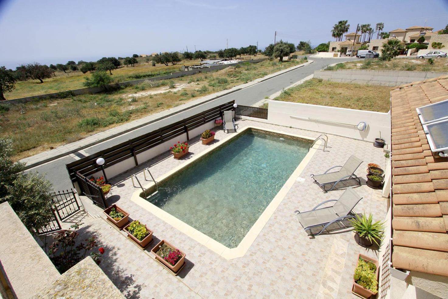 Amathousia Villa With Private Pool And Sea View Pissouri Buitenkant foto