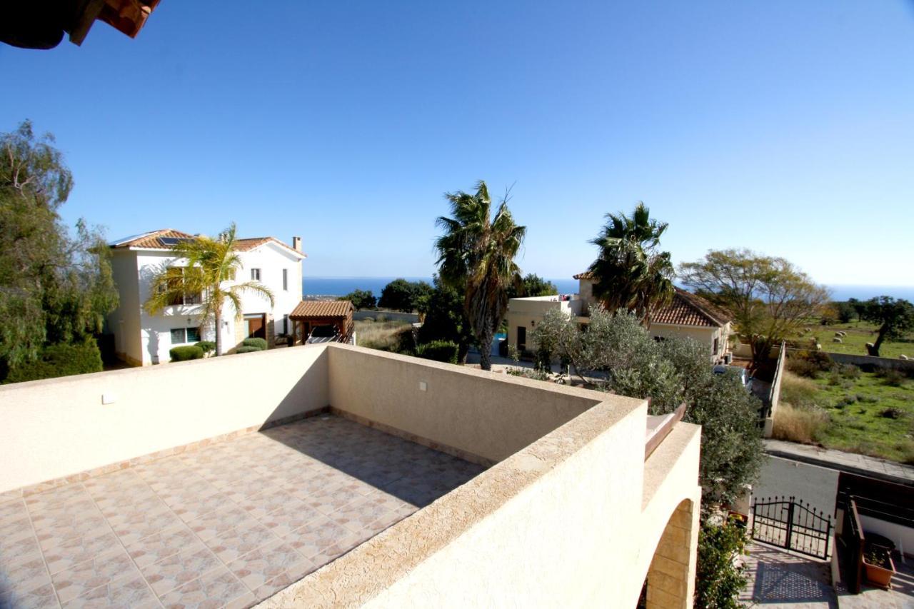 Amathousia Villa With Private Pool And Sea View Pissouri Buitenkant foto